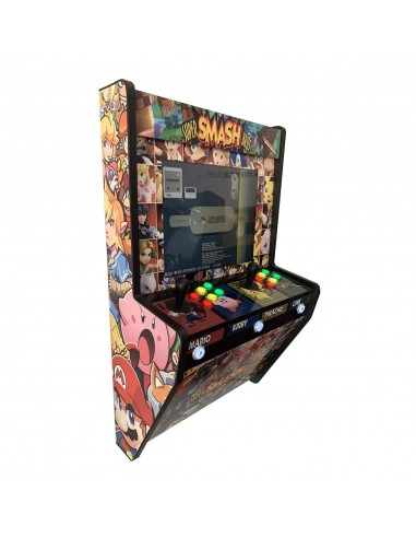 MÁQUINA ARCADE DE PAREDE SMASH BROS PARA 2 JOGADORES RECREATIVAS NOVAS