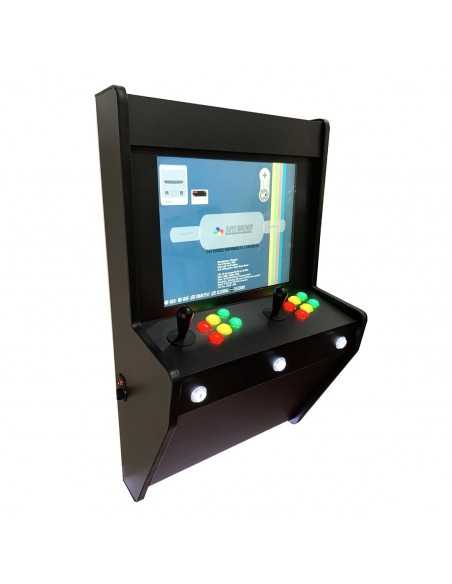 MAQUINA ARCADE PARA PARED ALL BLACK MATE PARA 2 JUGADORES BARTOP