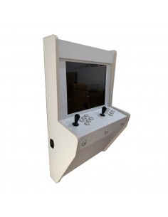 MAQUINA ARCADE PARA PARED ALL WHITE MATE PARA 2 JUGADORES...
