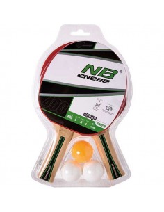 Tafeltennisbats. Compleet Set NB Team 400 (2 bats + 3...