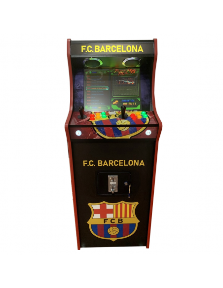 LOWBOY FC BARCELONA MAQUINAS ARCADE VIDEOJUEGOS RECREATIVAS NUEVAS OFERTA VIDEOJUEGOS EQUIPOS FUTBOL LALIGA