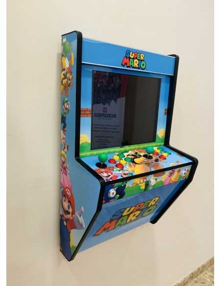BORNES D´ARCADE MURALE SUPER MARIO BROS POUR 2 JOUEURS RÉCRÉATIVES NEUVES