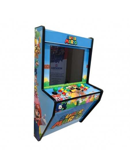 MAQUINA ARCADE PARA PARED SUPER MARIO BROS ADVENTURE PARA 2 JUGADORES BARTOP