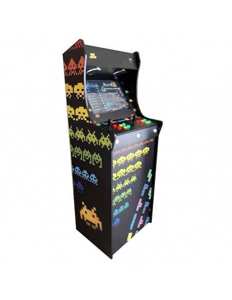 BIGARCADE SPACE INVADERS & TETRIS RECREATIEVE ARCADEKASTEN MET DUIZENDEN VIDEOSPELEN, NIEUWE AANBIEDING