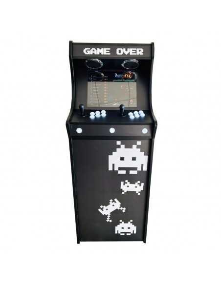 LOWBOY ARCADEKAST BLACK ALIENS RETROGAMES IN DE AANBIEDING MET DUIZENDEN INBEGREPEN VIDEOSPELEN