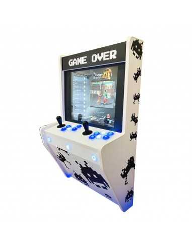 WAND-ARCADE-MASCHINE WHITE ALIENS FÜR 2 SPIELER...
