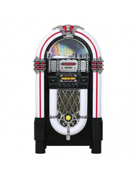 JUKE BOX RETRO OFERTA DENVER RADIO CD USB MP3 IPOD. 105 CM