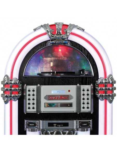 JUKE BOX RÉTRO OFFRE NOUVELLE VINYLES RADIO CD USB MP3 BLUETOOTH. 105 CM