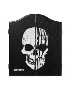 Cabinet for Dartboard Skull Design Winmau. Darts game offer.