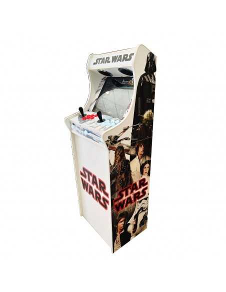 LOWBOY ARCADEKAST STAR WARS WHITE REBELS RETROGAMES IN DE AANBIEDING MET DUIZENDEN INBEGREPEN VIDEOSPELEN