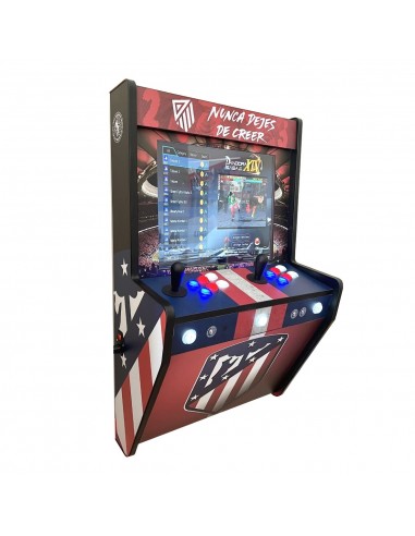 MÁQUINA ARCADE DE PAREDE ATLETICO DE MADRID PARA 2 JOGADORES RECREATIVAS NOVAS