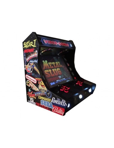 BARTOP ARCADE VIDEOSONIC RECREATIVAS NOVAS OFERTA MÁQUINAS ARCADE