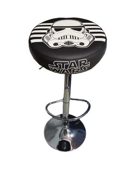 TABURETE ARCADE STAR WARS TROOPERS DISEÑO RETRO TAPIZADO VIDEOJUEGOS SILLA BAR MUEBLES