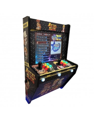 MÁQUINA ARCADE DE PAREDE METAL SLUG PARA 2 JOGADORES RECREATIVAS NOVAS