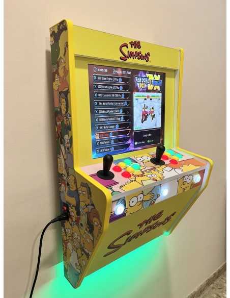 MAQUINA ARCADE PARA PARED THE SIMPSONS PARA 2 JUGADORES VIDEOJUEGOS RETRO