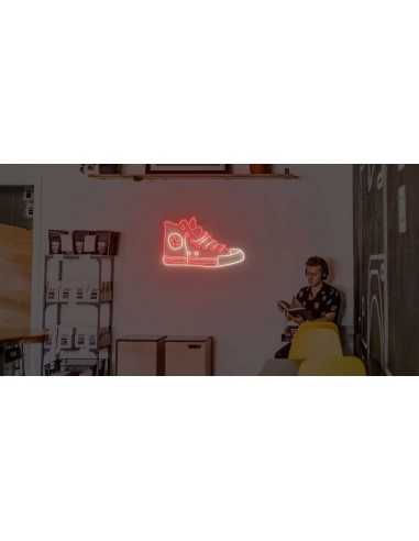 CARTAZ DE NÉON CONVERSE LUMINOSO DECORAÇÃO...