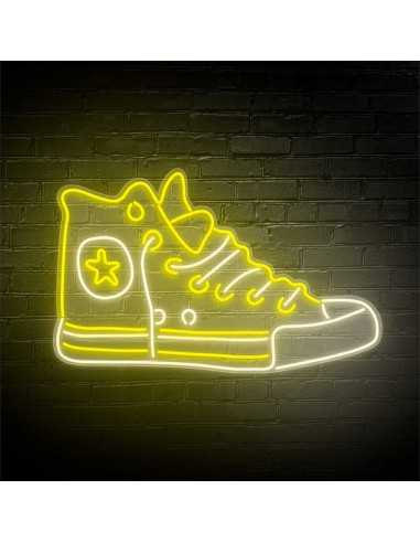 CARTAZ DE NÉON CONVERSE LUMINOSO DECORAÇÃO...