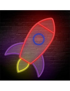 NEONBORD VERLICHTING SPACE NEONDECORATIE AANBIEDING