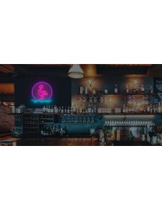 LED Neon Sign Flamenco Decoration 63 × 61 cm 2