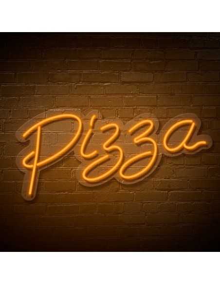 CARTEL NEON PIZZA DECORACION 50X24 NEONES