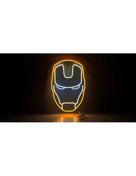 ENSEIGNE AU NÉON IRONMAN LUMINEUSE DÉCORATION NÉONS OFFRE