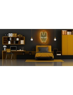 ENSEIGNE AU NÉON IRONMAN LUMINEUSE DÉCORATION NÉONS OFFRE 2