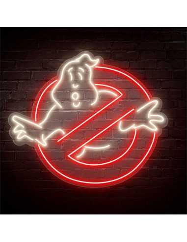 CARTAZ DE NÉON GHOSTBUSTERS LUMINOSO DECORAÇÃO...