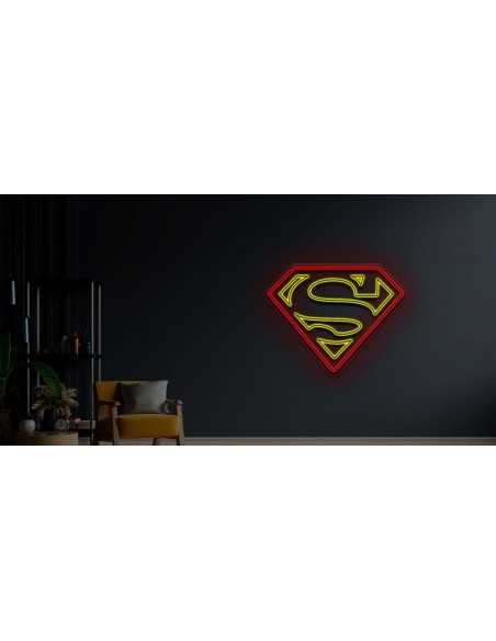 ENSEIGNE AU NÉON SUPERMAN LUMINEUSE DÉCORATION NÉONS OFFRE