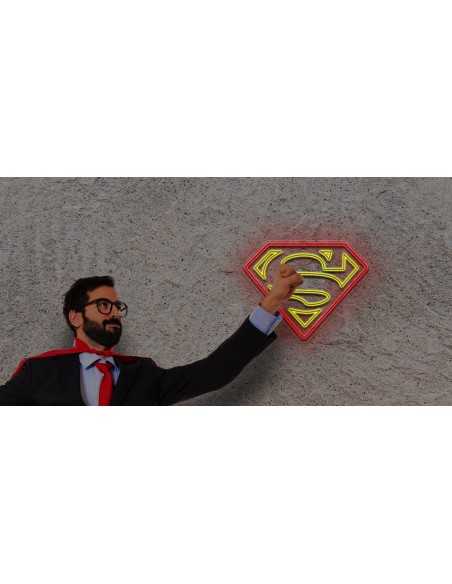 NEON SIGN SUPERMAN DECORATION 70X55 NEONS
