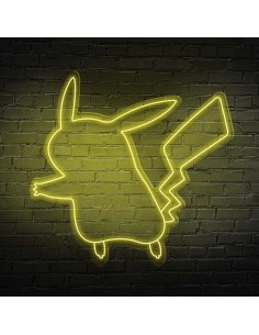 CARTAZ DE NÉON PIKACHU LUMINOSO DECORAÇÃO NÉONS OFERTA
