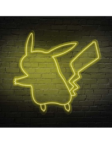 CARTAZ DE NÉON PIKACHU LUMINOSO DECORAÇÃO NÉONS OFERTA