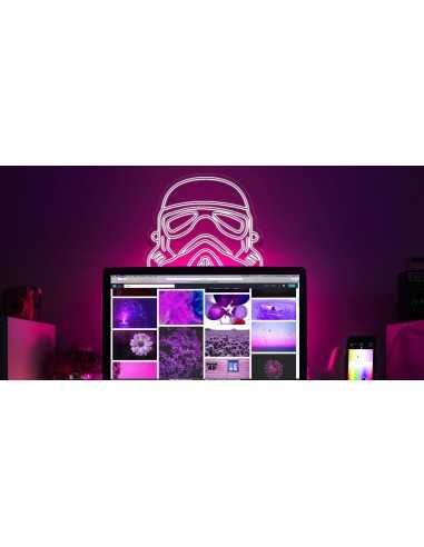 CARTEL NEON STORMTROOPERS Star Wars DECORACION...