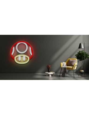 Super Mario Toad Mushroom Neon Sign Decoration...