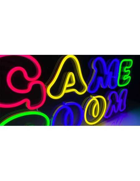 ENSEIGNE AU NÉON GAME ROOM LUMINEUSE DÉCORATION NÉONS OFFRE
