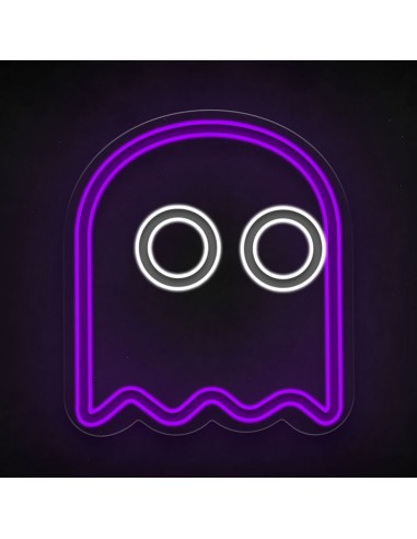 NEONBORD VERLICHTING GHOST PACMAN NEONDECORATIE AANBIEDING