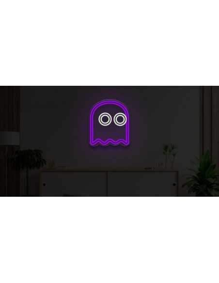 ENSEIGNE AU NÉON GHOST PACMAN LUMINEUSE DÉCORATION NÉONS OFFRE