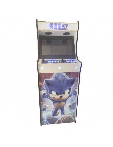 BIGARCADE SONIC SEGA RECREATIEVE ARCADEKASTEN MET DUIZENDEN VIDEOSPELEN, NIEUWE AANBIEDING