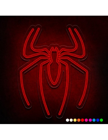 CARTAZ DE NÉON SPIDERMAN LUMINOSO DECORAÇÃO NÉONS OFERTA