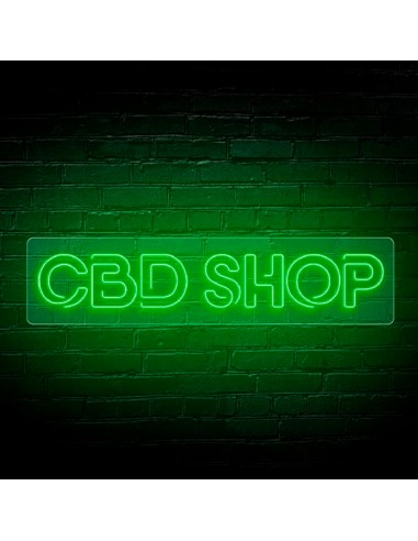 NEONBORD VERLICHTING CBD SHOP NEONDECORATIE AANBIEDING