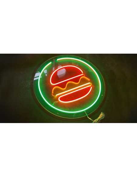 ENSEIGNE AU NÉON BURGUERS LUMINEUSE DÉCORATION NÉONS OFFRE