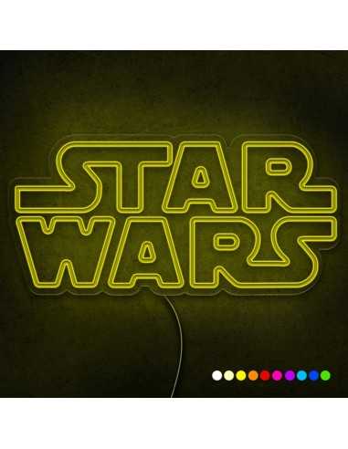 CARTAZ DE NÉON STAR WARS LUMINOSO DECORAÇÃO...
