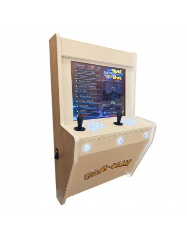 MÁQUINA ARCADE DE PAREDE ELEGANCE PACMAN PARA 2 JOGADORES RECREATIVAS NOVAS