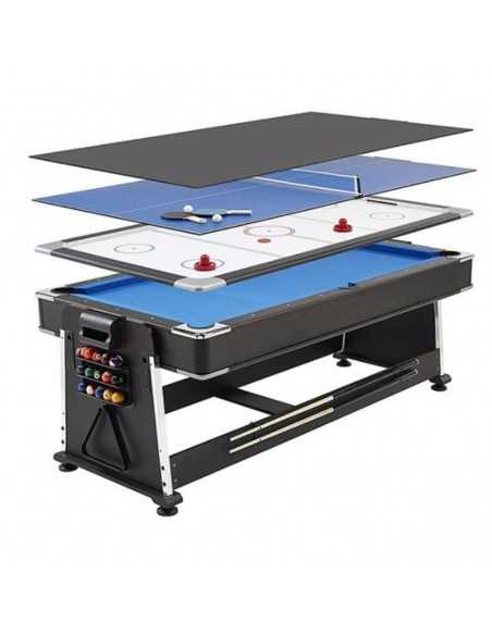 Mesa multijuegos 4 en 1 (billar, airhockey, pingpong y mesa comedor). GRANDES CALIDADES OFERTA NUEVO