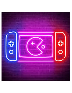 Nintendo Switch Pacman Neon Sign Decoration 20×40 cm...