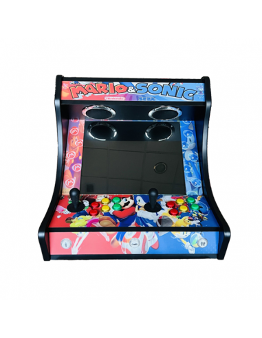 Máquina arcade de pared Mario y Sonic bartop oferta. Máquinas arcade.