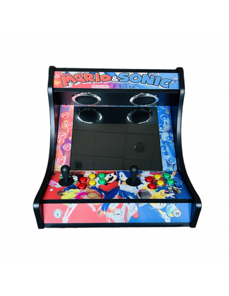 BARTOP ARCADE MARIO VS SONIC NIEUWE ARCADEKASTEN AANBIEDING