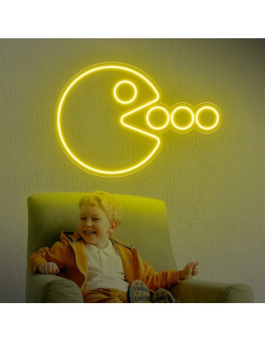 LEUCHTENDES NEONSCHILD PACMAN DEKORATION NEONS ANGEBOT