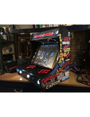 Arcade-Möbel Bartop Schwarzes Holz Bausatz für Unterhaltungsgeräte