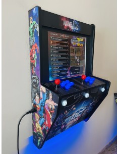 MÁQUINA ARCADE DE PAREDE MARVEL VS DC PARA 2 JOGADORES... 2