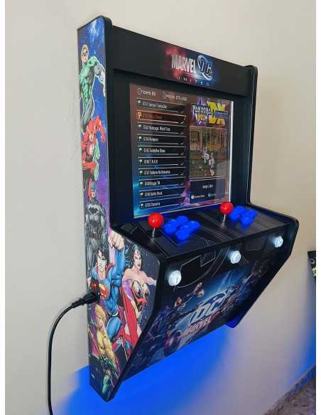 MAQUINA ARCADE PARA PARED MARVEL vs DC PARA 2 JUGADORES VIDEOJUEGOS RETRO